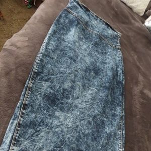 Stretchy, Jean, Pencil Skirt